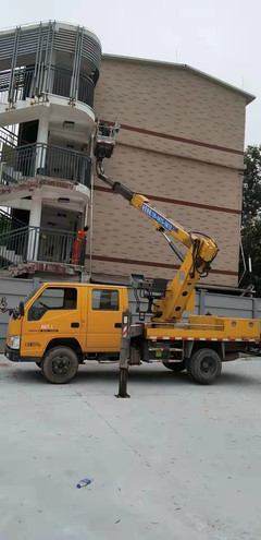 順捷 珠 海吊籃車出租 路燈 直臂高空作業車租賃 載人升降車 萬山云梯車